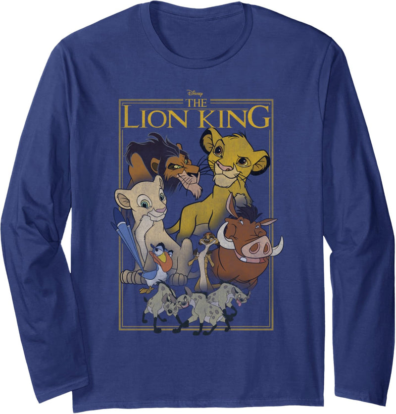 Disney The Lion King Simple Framed Poster Langarmshirt