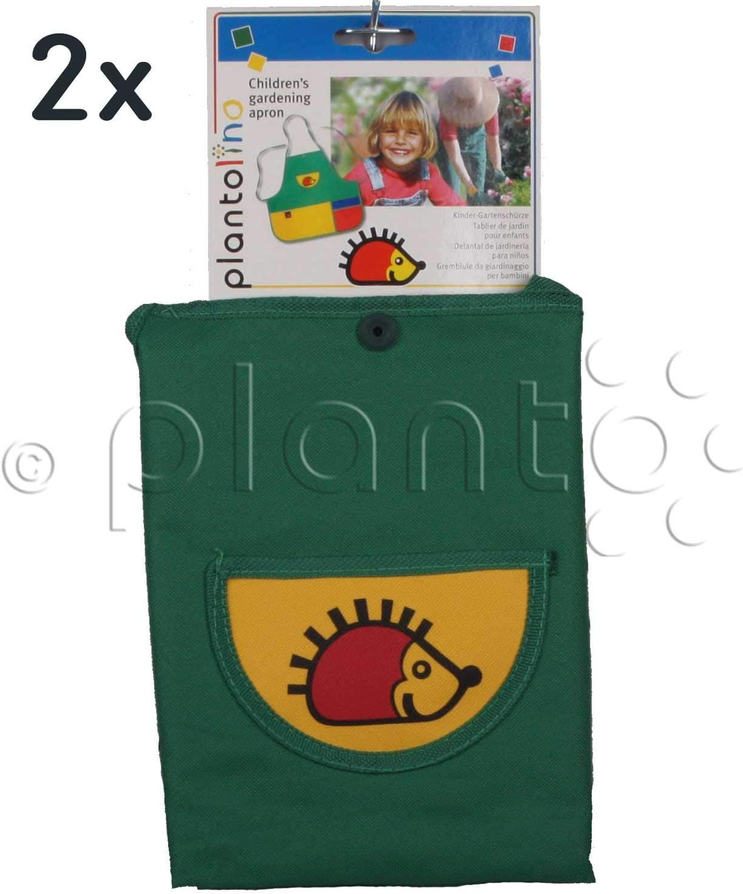 planto Kinder-Gartenschürze plantolino, Gärtnerschürze Gartenkleidung Schürze Arbeitsschürze, Latzsc