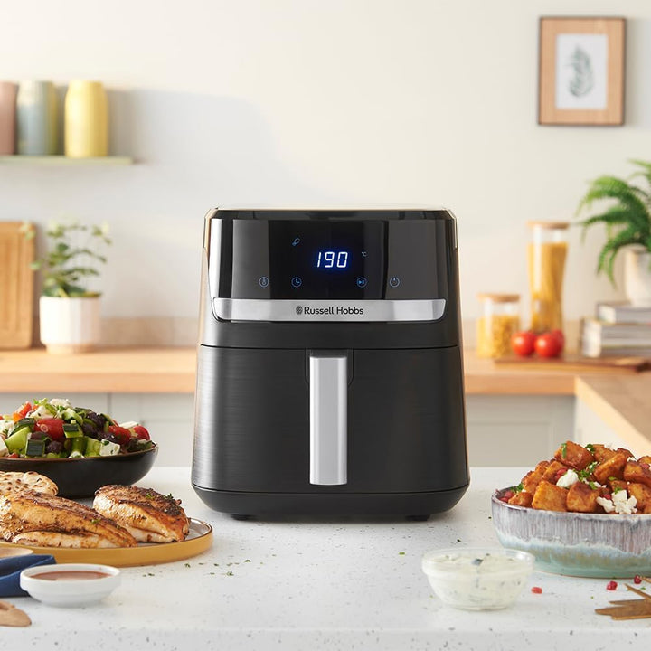 Russell Hobbs Heissluftfritteuse XL 5,5 l Rapid AirFryer (kompaktes Gehäuse, sehr leise) SatisFry (9