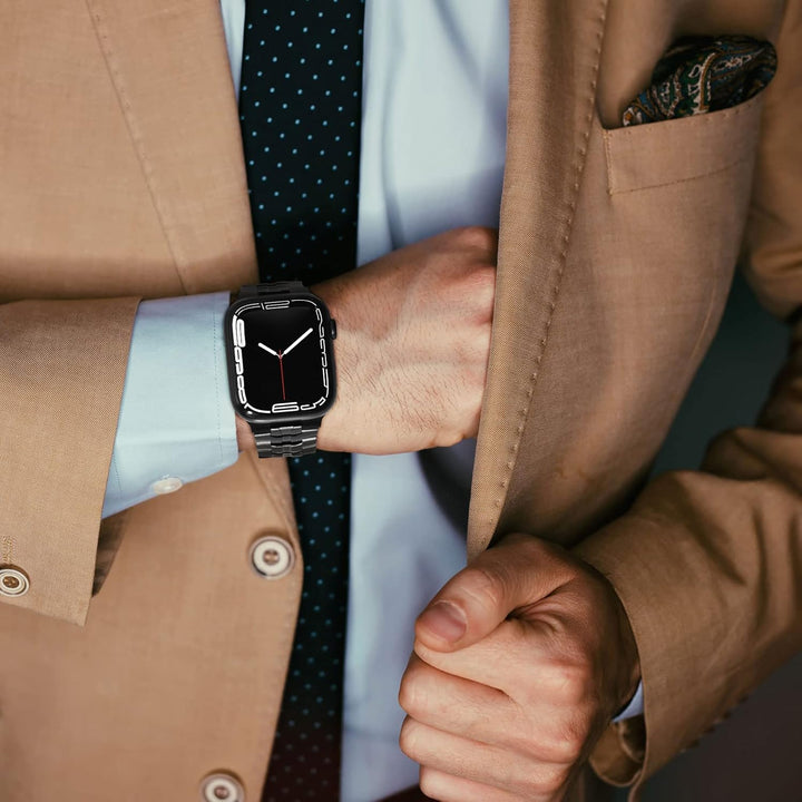 Armband Kompatibel mit Apple Watch Band 42mm 44mm 45mm 49mm Apple Watch Ultra Armbander Titanium Met