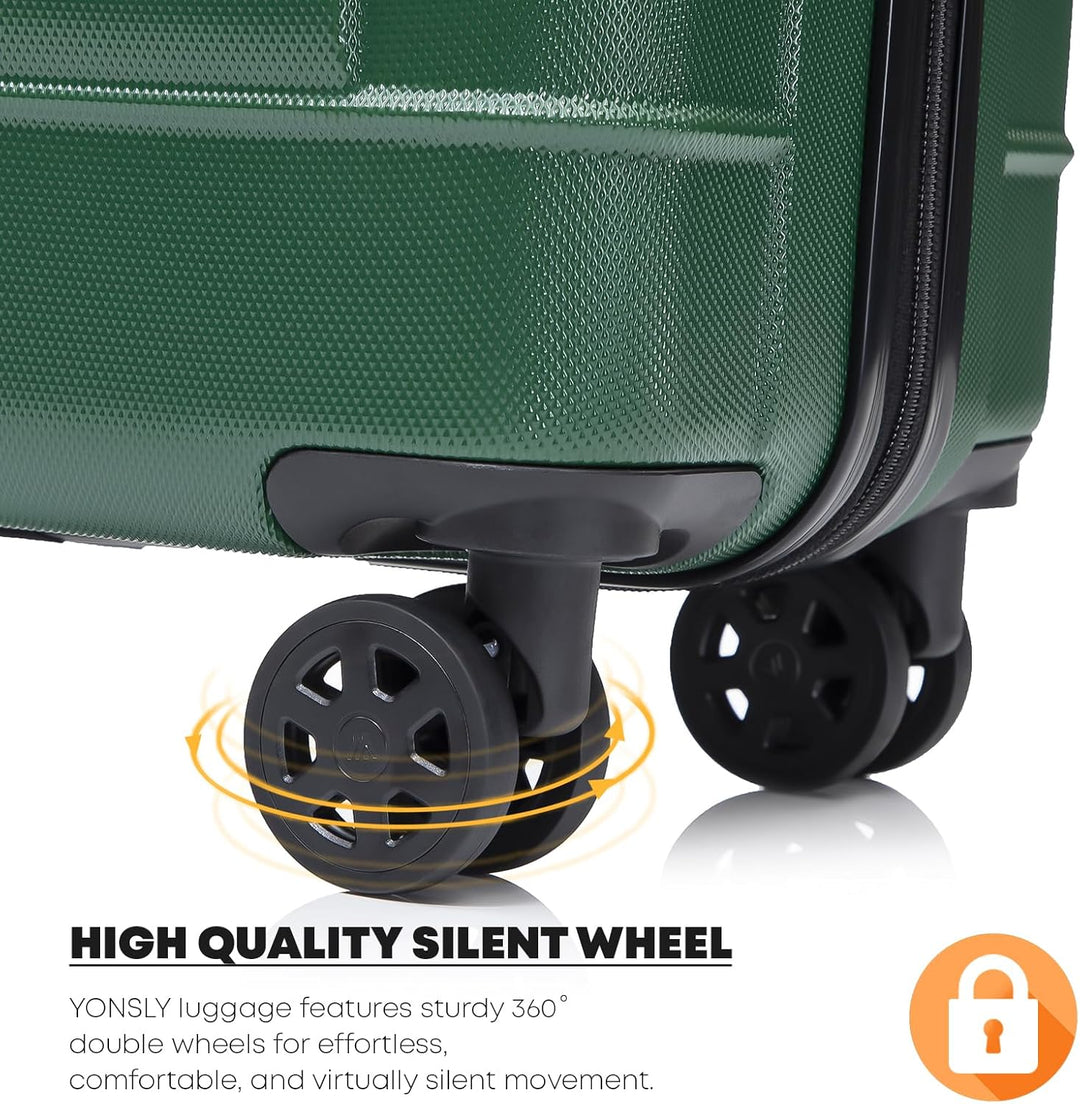 Premium Reisekoffer TSA-Schloss, Hartschalen-Koffer Trolley Kabinenkoffer Rollkoffer Suitcase Handge