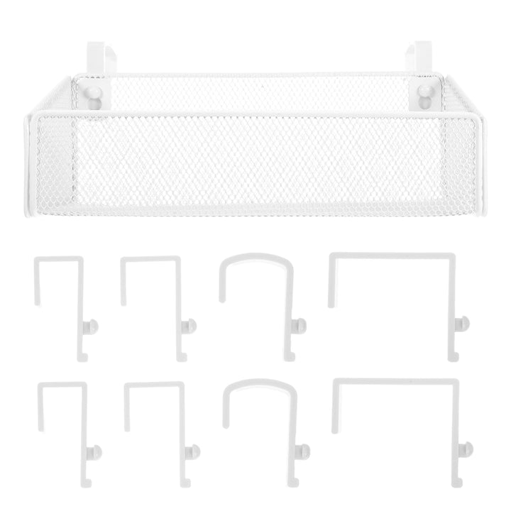 PRETYZOOM HäNgender Aufbewahrungskorb Aus Metall 27X12X9Cm Mit 10 Haken FüR Bett Organizer Zum Einhä