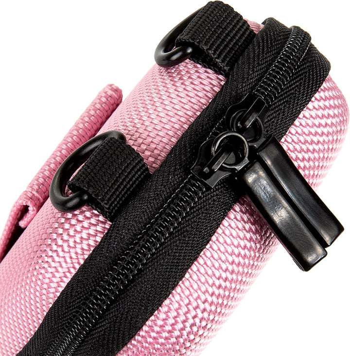 Baxxtar Hardcase Pure PINK S Kameratasche für Digitale Kompaktkameras mit Schultergurt und Gürtelsch