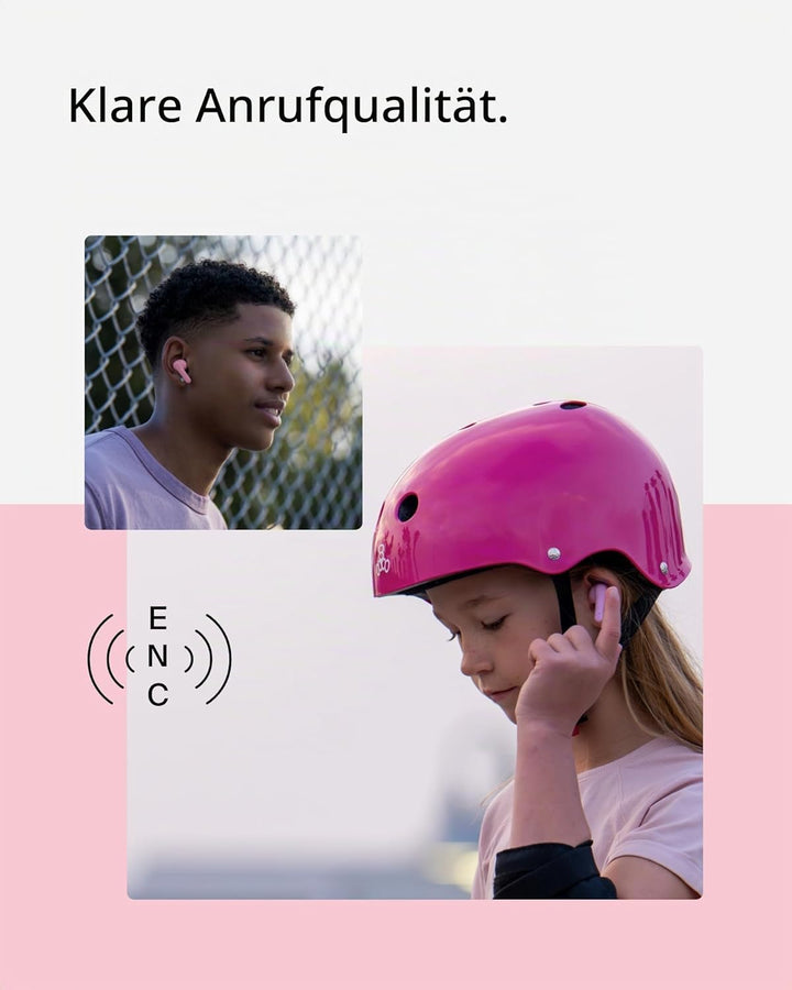 Belkin SoundForm Nano 2 Bluetooth In-Ear Kinderkopfhörer mit integriertem Mikrofon, 28 Std. Akkulauf