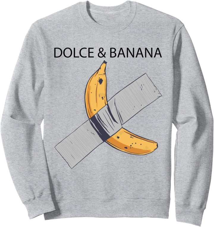Dolce and Banana lustiges Design Obst mit Banane Sweatshirt