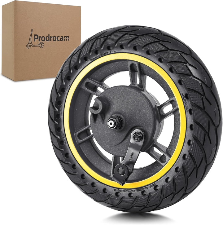 Vollreifen für Max G30, 10 Zoll Vollgummireifen Vorderrad, 60/70-6,5 Roller Ersatzräder für Segway N