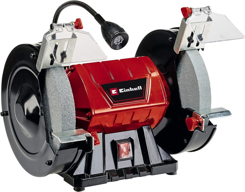 Einhell Doppelschleifer TC-BG 200 L (max. 400 W, Ø200xø32x25 mm Schleifscheibe, biegbares Licht, gro