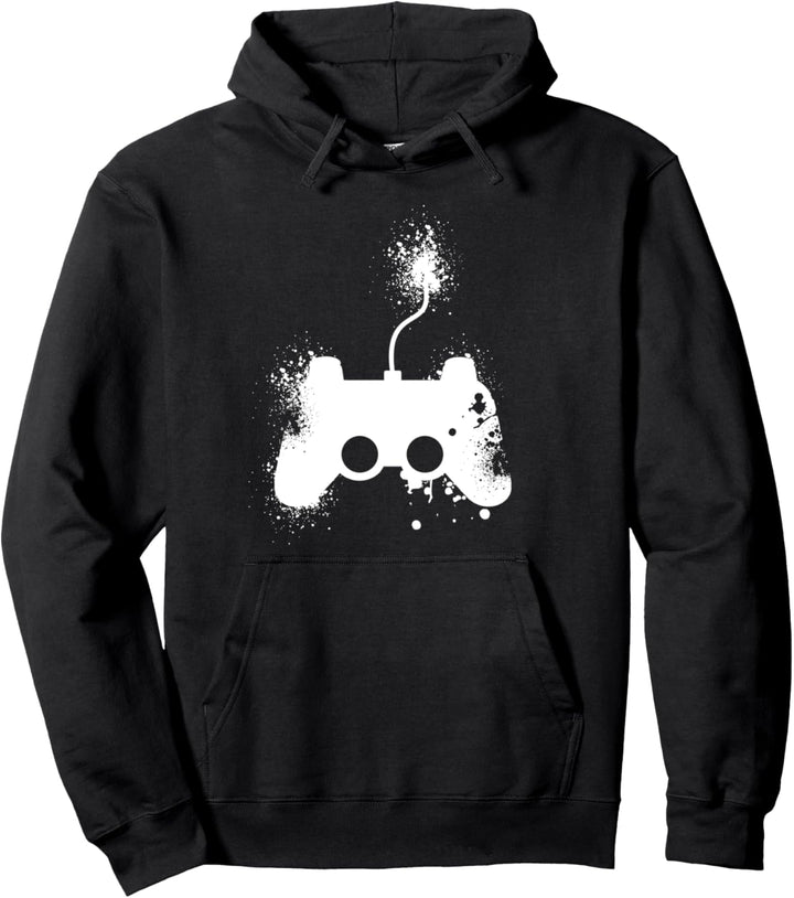 Vintage Gamepad | Gaming Kleidung | Zocken Zocker Pullover Hoodie