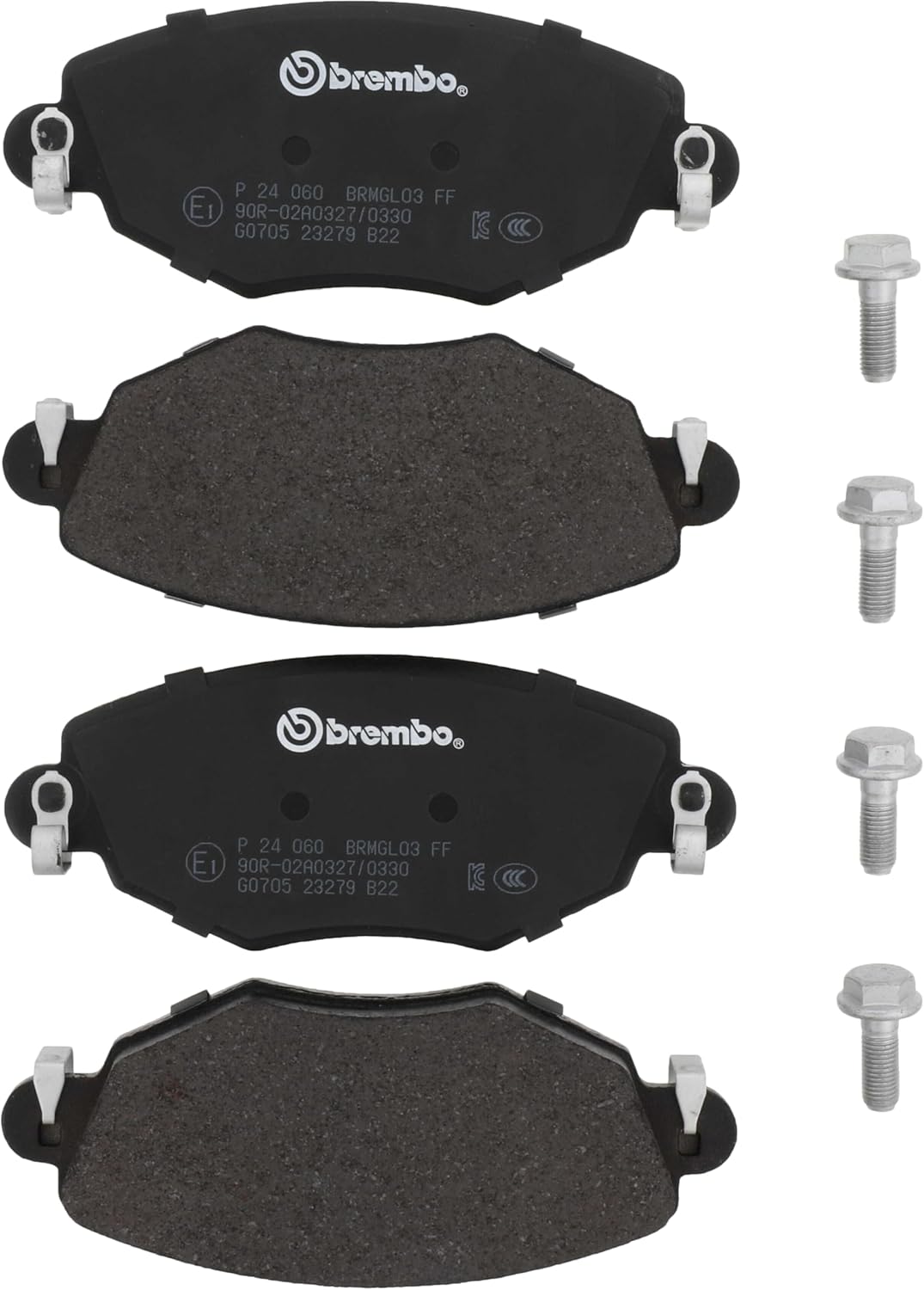 Brembo P 24 060 Bremsbelagsatz, Scheibenbremse - (4-teilig)