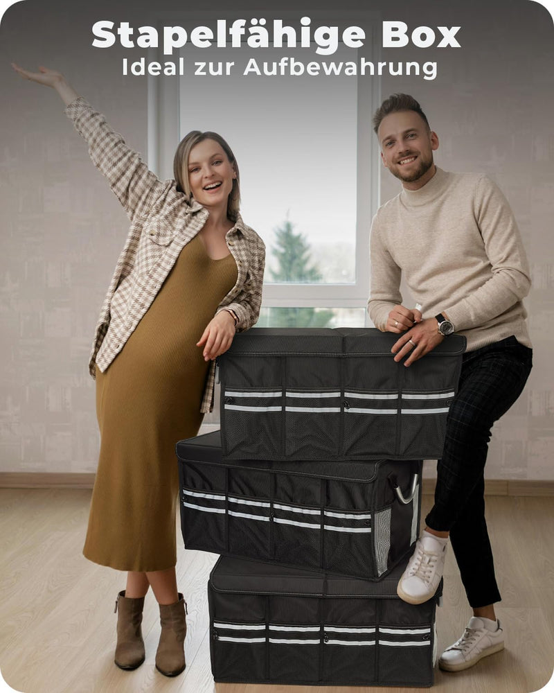 achilles Strong-Box - extrem belastbare Transport-Tasche - Faltbox für den Kofferraum, Reisen oder d