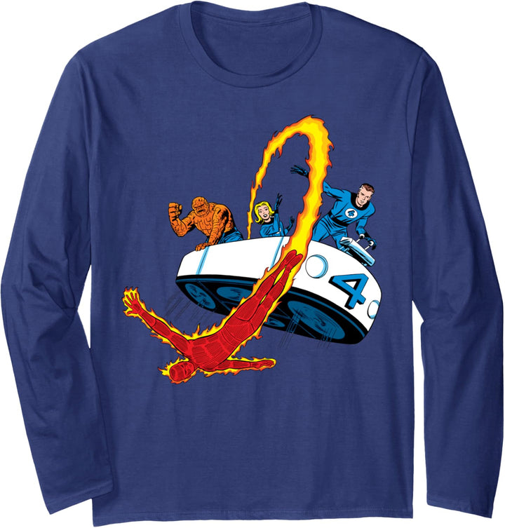 Marvel Fantastic Four Fantasti-car Langarmshirt