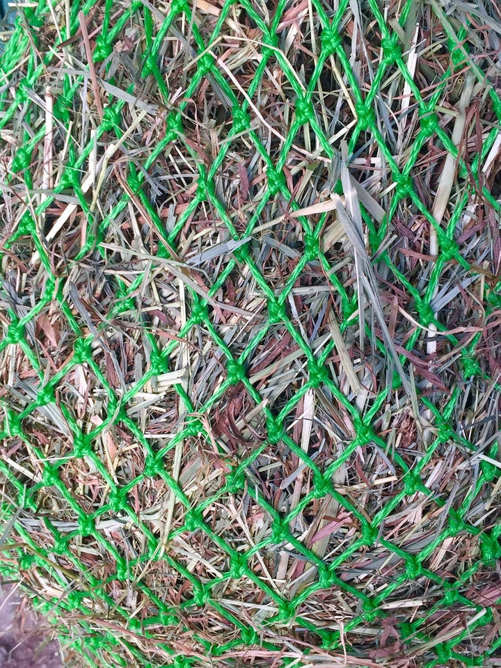 Pferdelinis Heunetz für Pferde, Heunetz engmaschig optimal zur Beschäftigung für Pferde 3x3 Heutasch