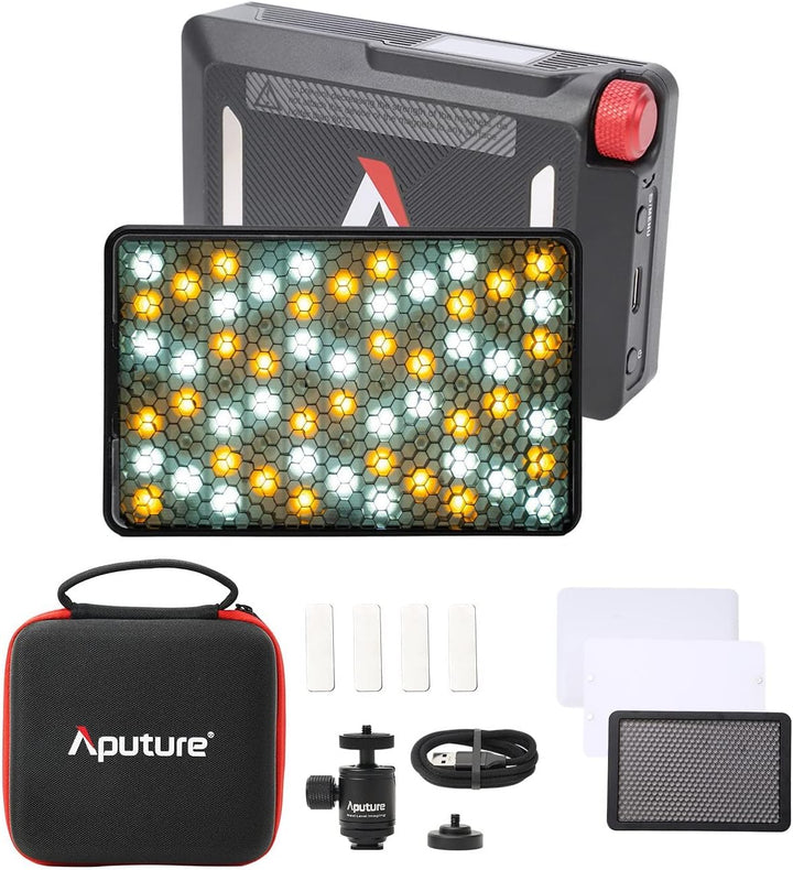 Aputure MC Pro RGBWW LED-Kamera-Videoleuchte, Temperatur 2000K-10000K, unterstützt magnetische Anzie