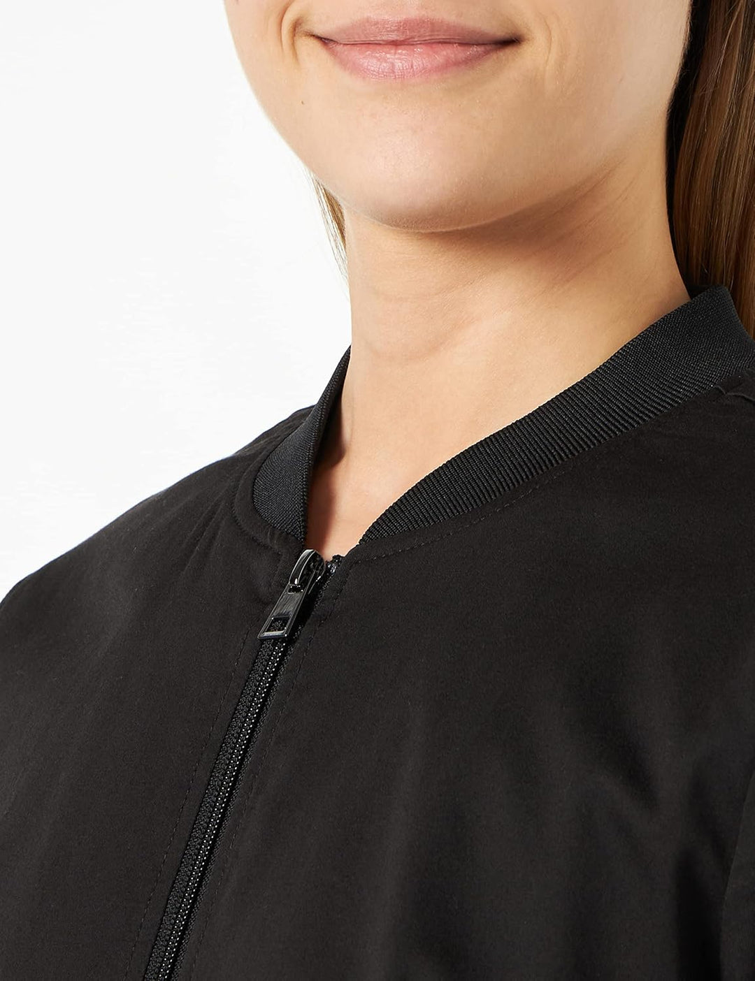 KAFFE Damen Bomber Jacke Damenjacke, lässig, Langer Ärmel, Relaxed Fit, Kalea Bomberjacke, Black Dee