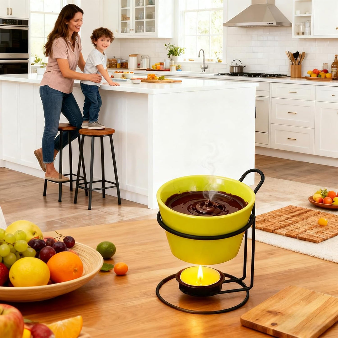Generisch Käsefondue-| Zubereiter | Schokoladenschmelztasse | Für Butter, Käse, Romantische Abende,