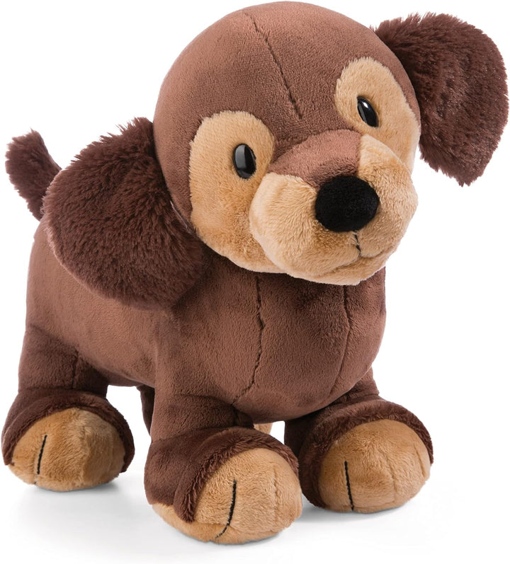 NICI 49320 Kuscheltier Dackel Skida 38cm braun stehend-Nachhaltiges Stofftier aus weichem Plüsch, ni