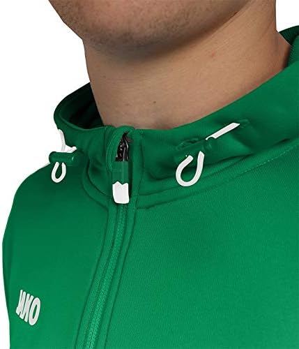 JAKO Herren Kapuzenjacke Striker 2.0, weiss/marine, XXL, 6819 M Sportgrün/Weiss, M Sportgrün/Weiss