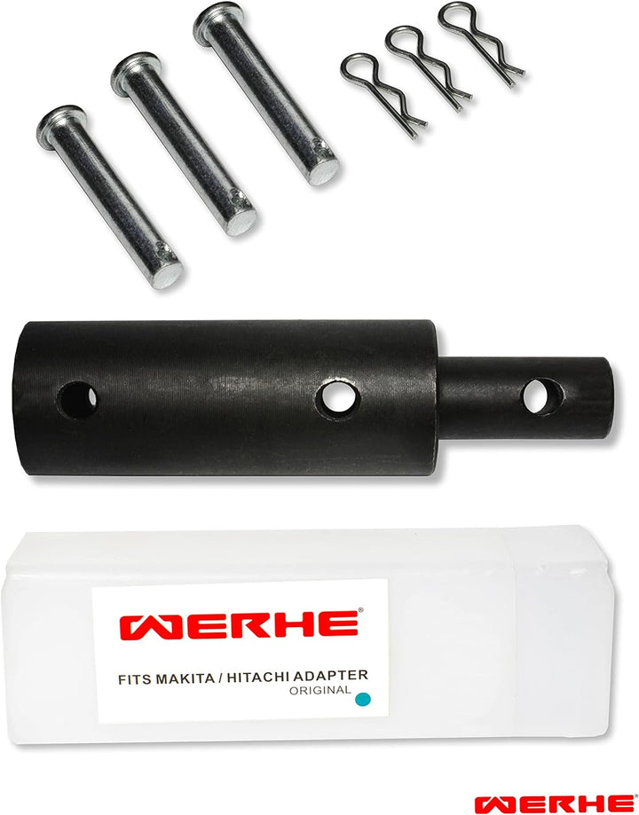 WERHE® Profi Bohrer VollStahl, Erdbohrer für bohrmaschine 150 mm Doppel-Welle extrem robust mit Maki