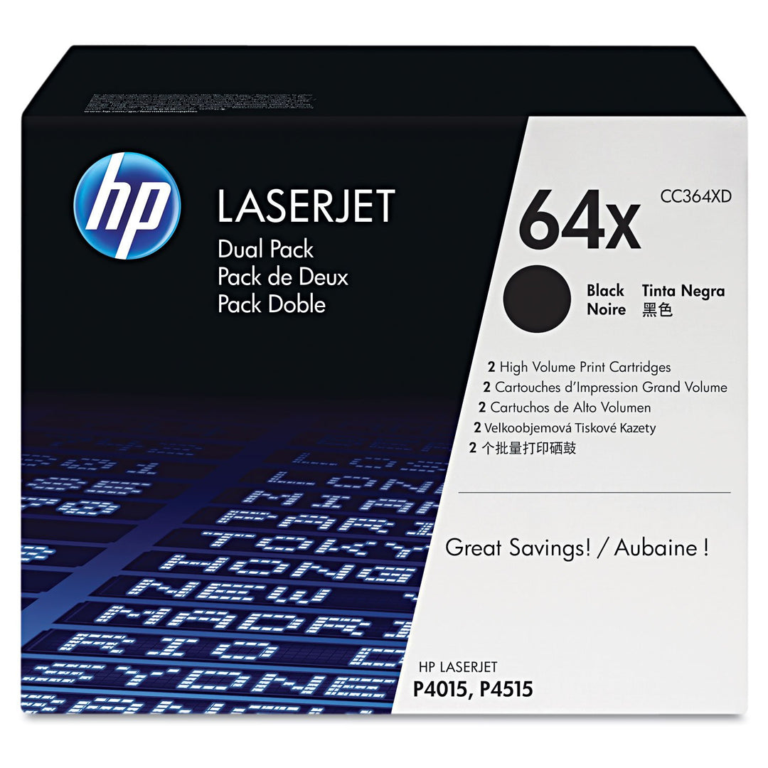 HP CC364XD 2 Pack Laser-Kartusche