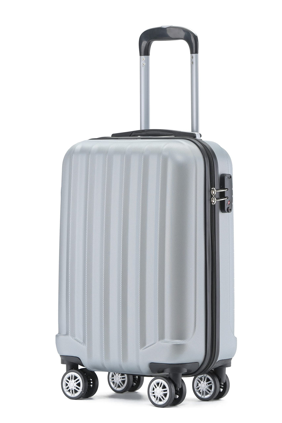 BEIBYE TSA-Schloss 2080 Hangepäck Zwillingsrollen Reisekoffer Koffer Trolley Hartschale Handgepäck M