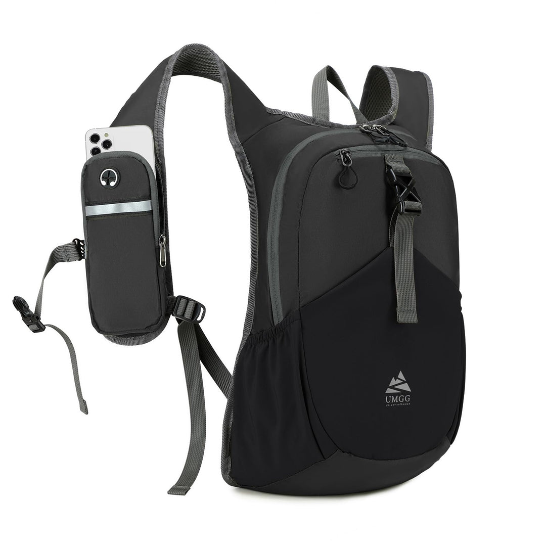 UtiaMiaoGonGo 15L Wanderrucksack Kleiner Damen Herren Leichter Faltbarer Daypack Tagesrucksack Trekk