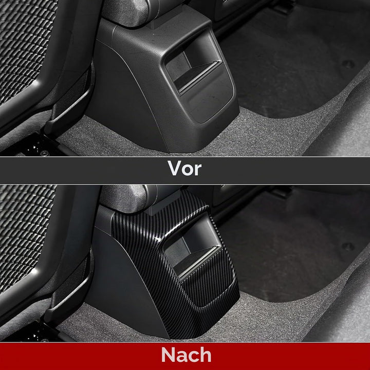 Auto Carbon Fiber Aufkleber Cover ABS Trim Kompatibel mit Audi A3 8P(2013-2020) /S3 8P(2012-2020)/RS