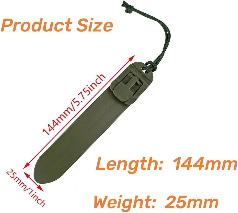 Taktischer Molle Stick Schnellverschluss PALS Gurtband Befestigen Clip Gurt Acetal Polymer 5,75 Zoll