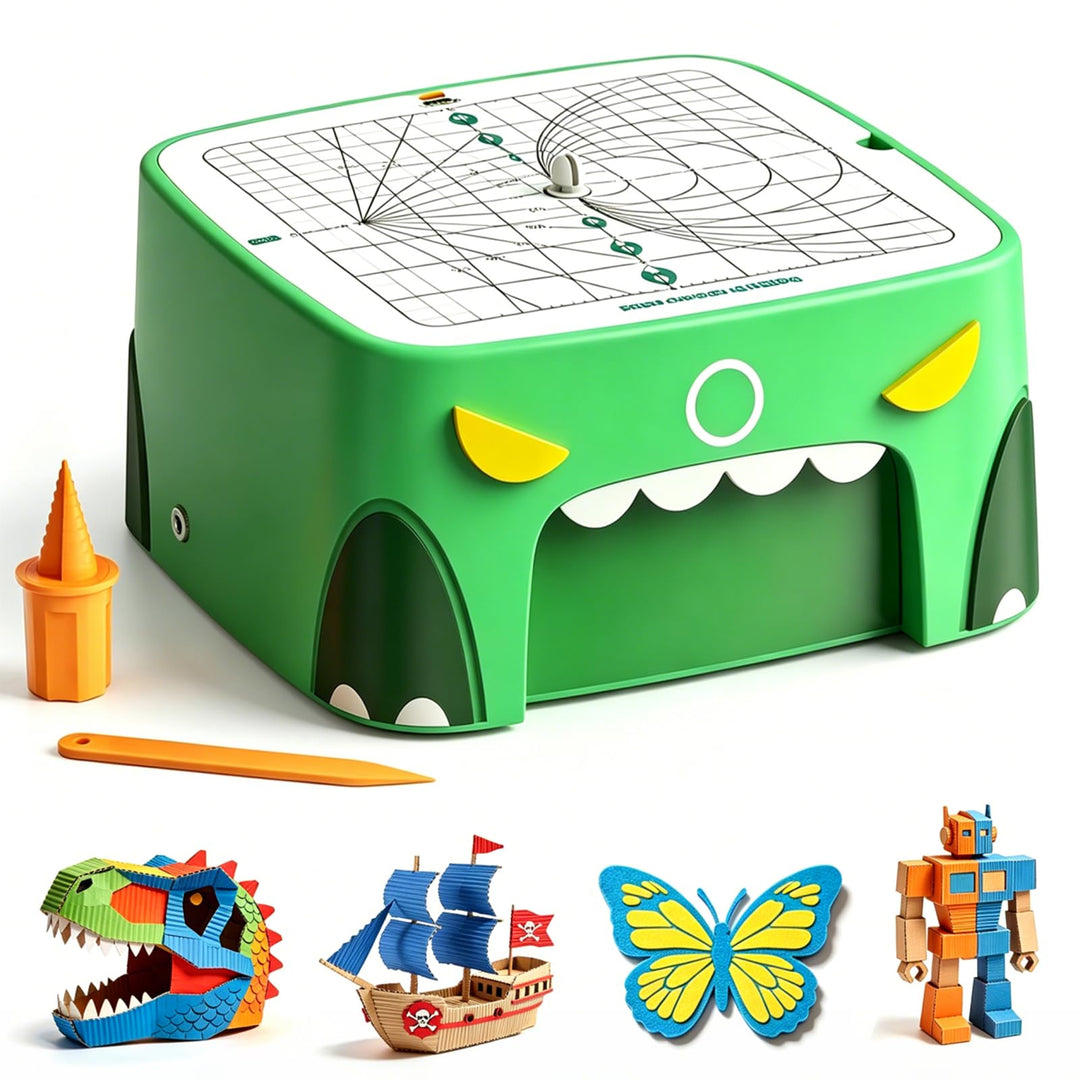 Elektrischer Kartonschneider für Kinder, Sicherer Cardboard Cutter, STEAM Lernspielzeug für Jungen u