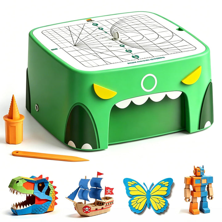 Elektrischer Kartonschneider für Kinder, Sicherer Cardboard Cutter, STEAM Lernspielzeug für Jungen u