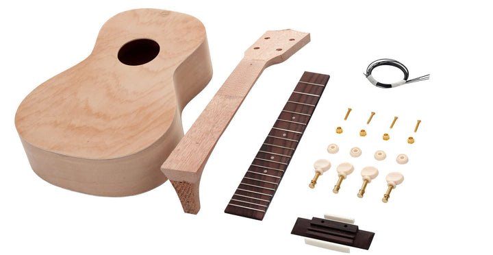 Classic Cantabile UC-240 Konzert Ukulele Bausatz (Do-it-Yourself, DIY, Lindenholz, Uke selbst bauen)