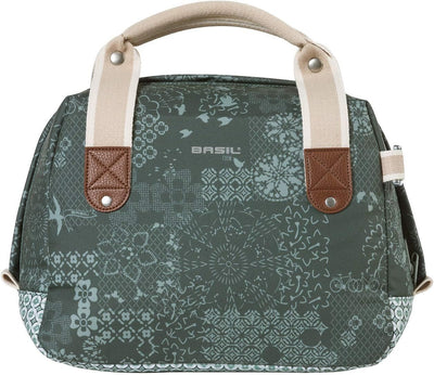 Basil Unisex-Adult Go Doppelpacktasche, Grün, 35 cm x 16 cm x 38 cm