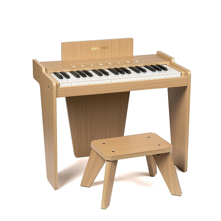 ZIPPY MAT Kinderklavier, 37 Tasten Digitalpiano für Kinder, berührungsempfindliches Bedienfeld, Laut