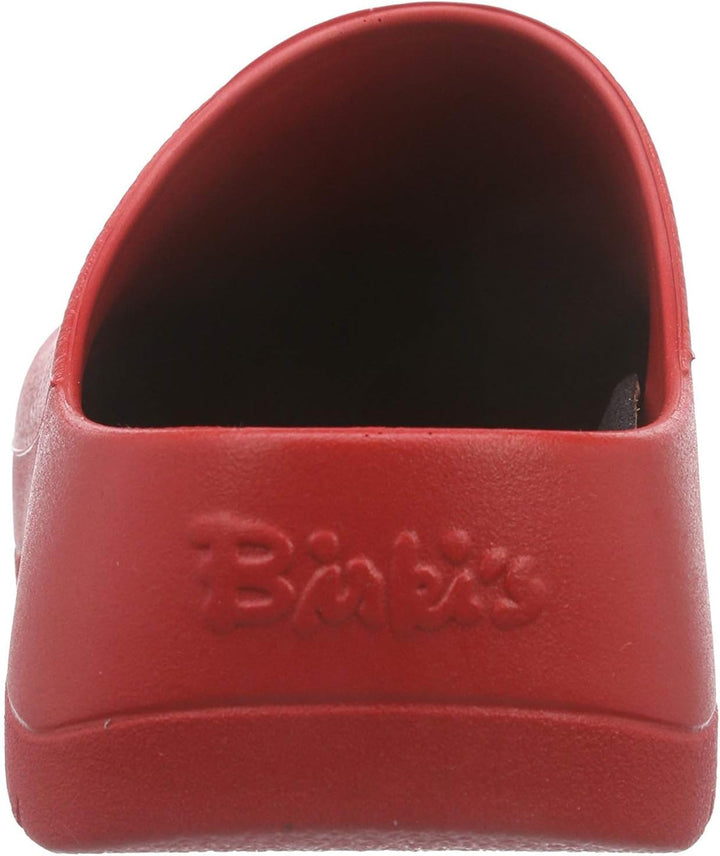 BIRKENSTOCK Super Birki PU-Clog rot nach EN ISO 20347:2012 OB E SRC rot Grösse 48 EU, 48 EU