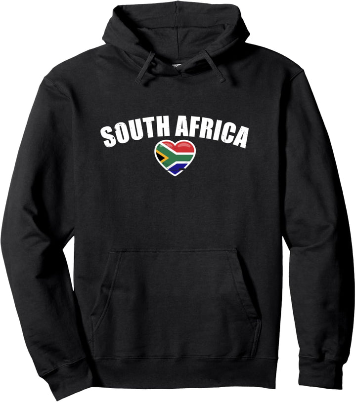 South Africa Südafrika Herz Flagge Südafrikanisch Pullover Hoodie