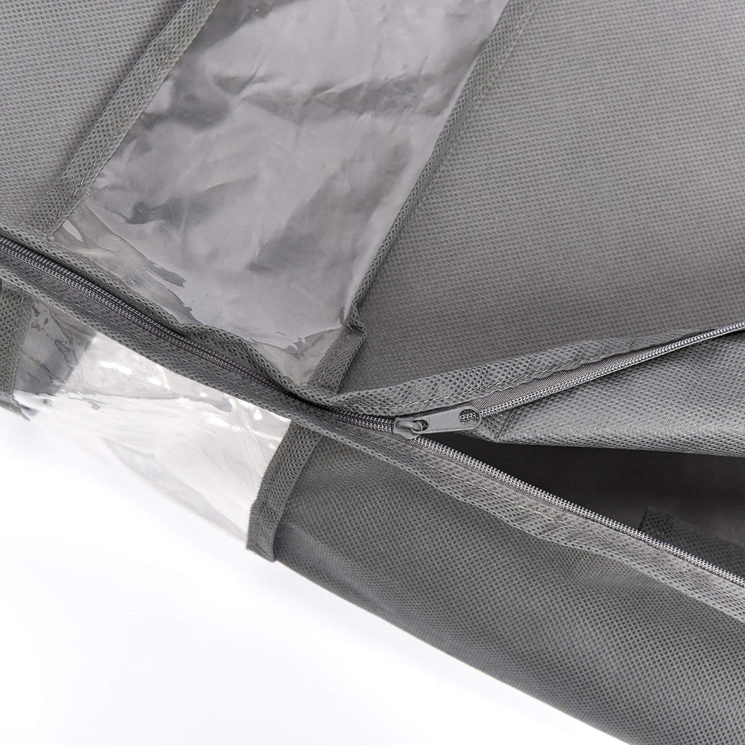 Zeller 14608 Aufbewahrungs-Tasche, Vlies, Stoff, grau, 50 x 70 x 20 cm 50x70x20 cm Grau, 50x70x20 cm