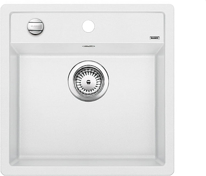 BLANCO DALAGO 5 | SILGRANIT weiss | Einbauart: Einbau von Oben | mit Ablauffernbedienung | 50er Unte