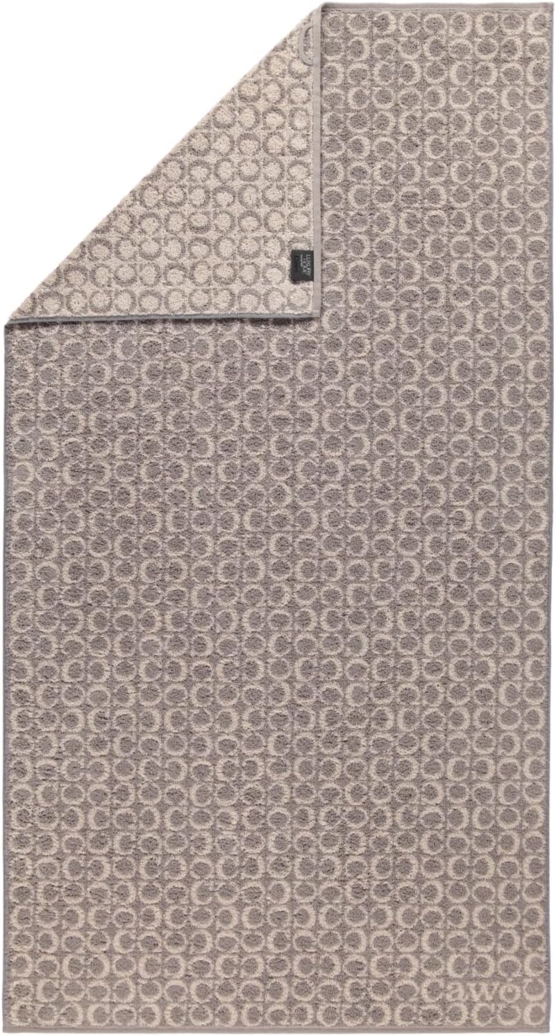 Cawö Luxury Home Duschtuch Two-Tone 605 | 70 Graphit - 80 x 150 Duschtuch 80 x 150 cm, Duschtuch 80