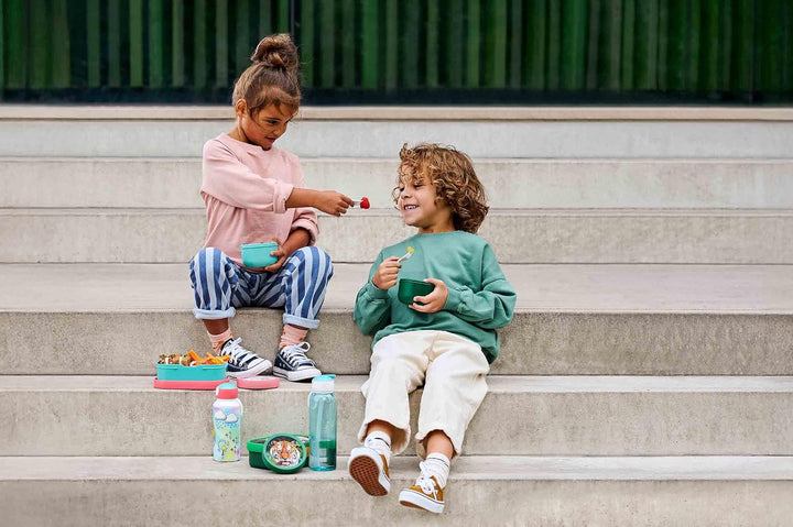 Mepal | Kinder Obst- und Bento Box | Campus meets Fruits | Spülmaschinenfest &amp; BPA-frei | 300 &amp; 750
