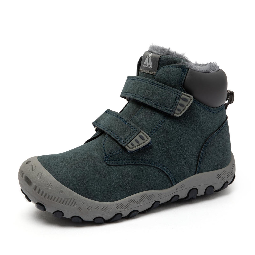 Mishansha Kinder Winterschuhe Warm Gefüttert Winterstiefel Jungen Mädchen Schneestiefel Outdoor Ruts