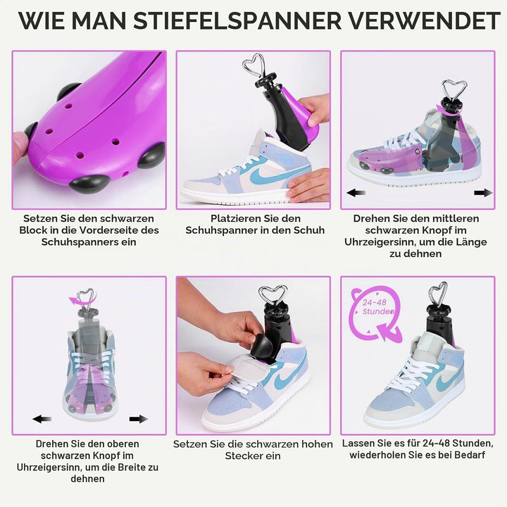 Schuhdehner Schuhweiter Stiefel Herren Damen, Schuhspanner Stiefel, Schuhdehner für Stiefel für Eins