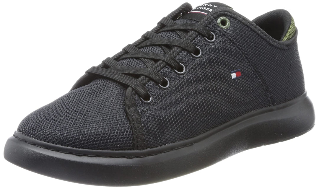 Tommy Hilfiger Herren Lightweight Textile Fm0fm04426 Cupsole Sneaker 40 EU Schwarz, 40 EU Schwarz