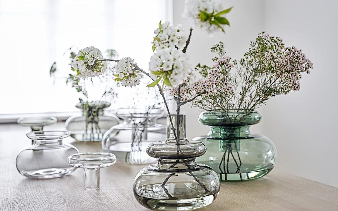 Zone Denmark Inu Vase, Durchm. 23 cm, Höhe 25 cm, Smoked Grey 25 cm Smoked Grey, 25 cm Smoked Grey