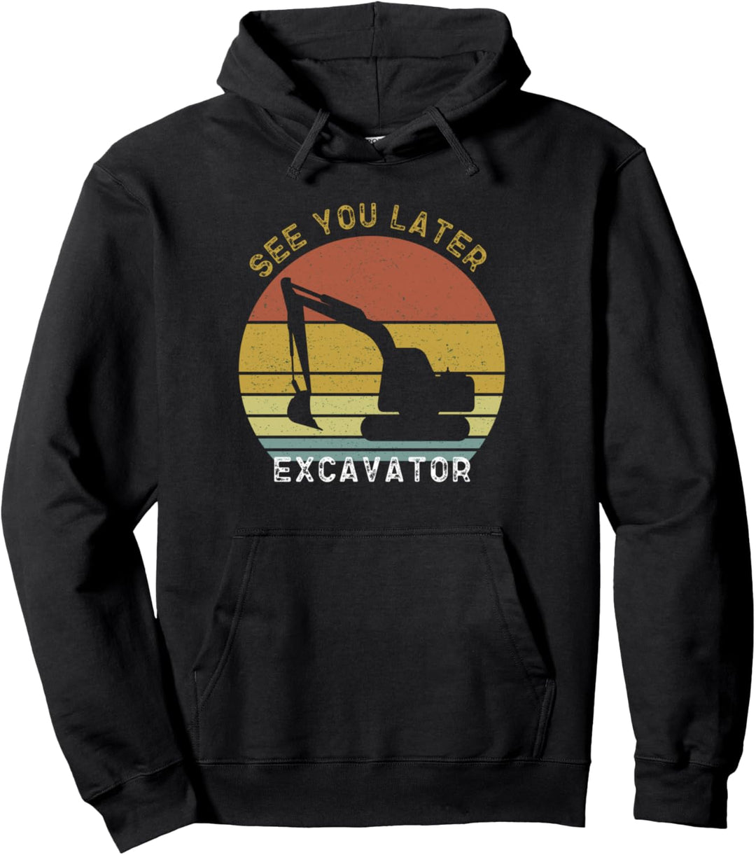 See You Later Baggerhemd für Kleinkinder, Jungen, Bagger Pullover Hoodie