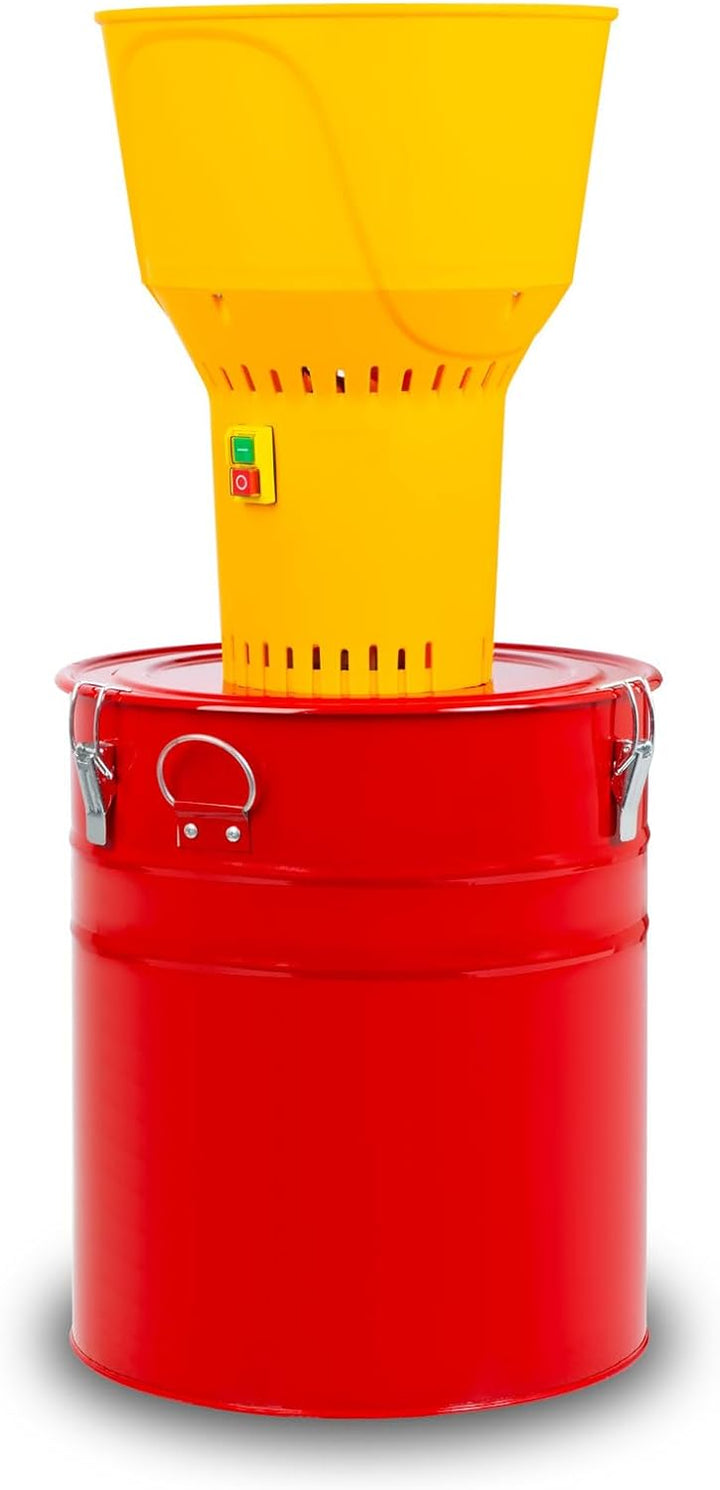 EBERTH Elektrische Getreidemühle mit Starkem 1100 Watt Elektromotor, 52L Behälter und 7L Trichter, S