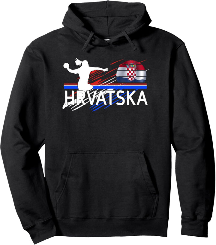 Handball Kroatien Hrvatska Pullover Hoodie