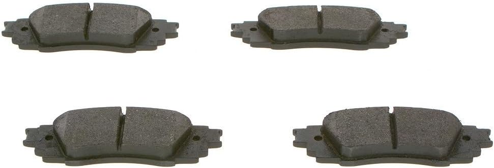 Bosch BP2455 Bremsbeläge - Hinterachse - ECE-R90 Zertifizierung - vier Bremsbeläge pro Set
