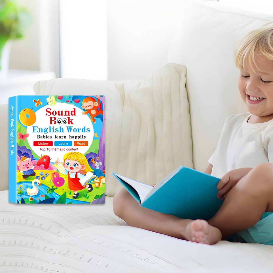 Kleinkinder Soundbücher | Lernspielzeug Interaktive Bücher | Sprechende Elektronische Spielzeuge und