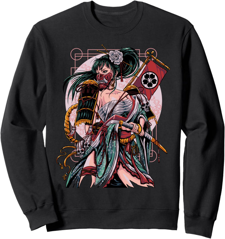 Samurai-Kriegerin Oni Sweatshirt