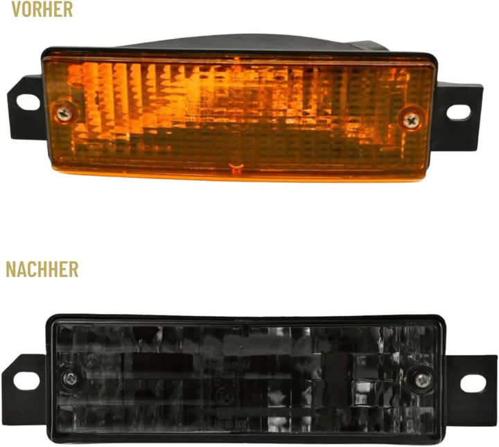 Frontblinker Set in rauchglas smoke für 3er BMW E30 1987-06.1994 Limo Touring Coupe Cabrio inkl. Sta