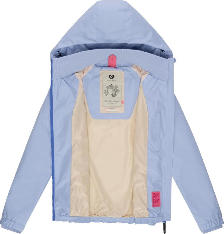Ragwear Damen Übergangsjacke leichte Jacke kurz mit Kapuze Dizzie XS-6XL S Cloud024, S Cloud024